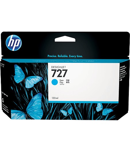 Tin­ten­pa­tro­ne Designjet B3P19A HP 727 blau, HP