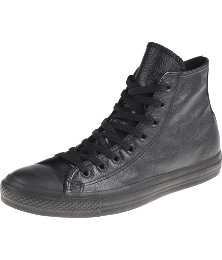 Converse Chuck Taylor All Star Specialty Leather Hi - black monochrome (1T405)
