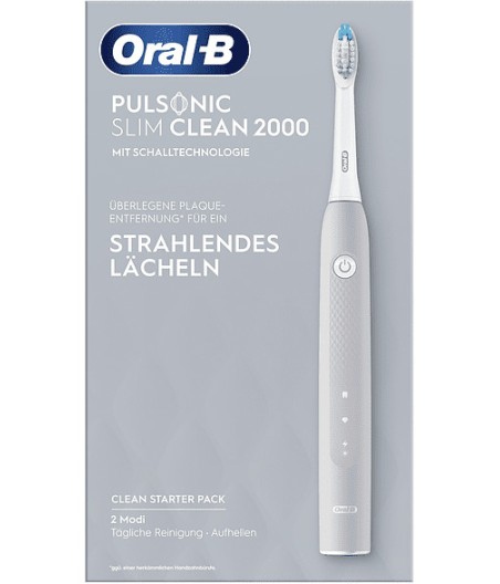 Oral-B Pulsonic Slim Clean 2000 grau Elektrische Zahnbürste