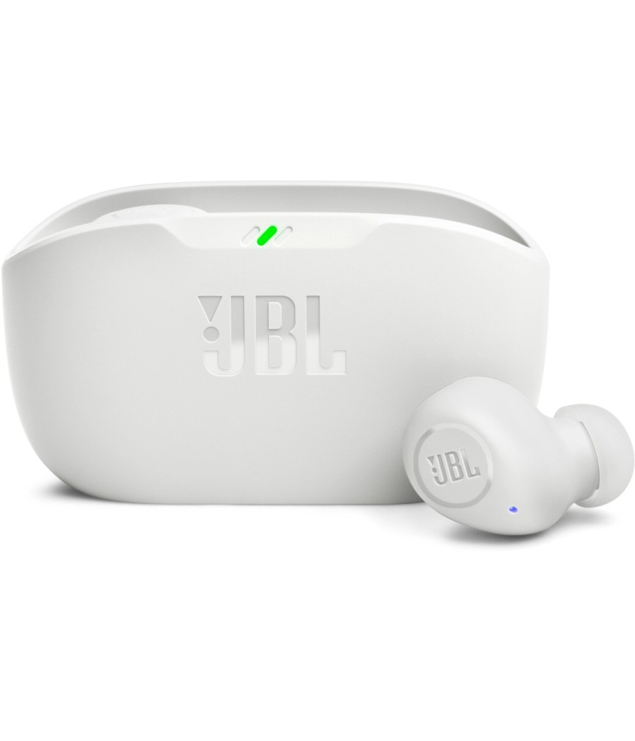 JBL Wave Buds - Kabellose In-Ear Ohrhörer mit IP54 und IPX2  Wasserdichtigkeit Weiß