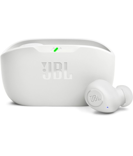 JBL Wave Buds - Kabellose In-Ear Ohrhörer mit IP54 und IPX2 Was­ser­dich­tig­keit Weiß