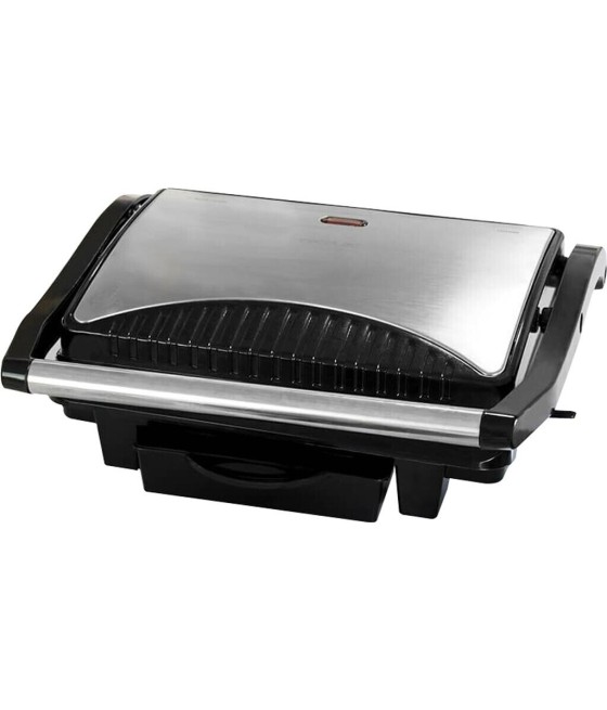 Cecotec Rock'n Grill 1000 W – Kompakter Kontaktgrill