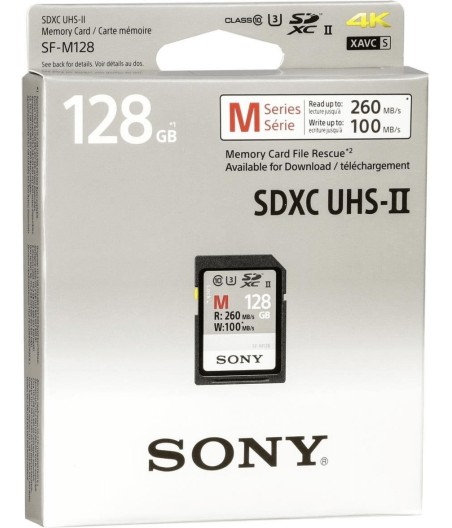 Sony SDHC/SDXC UHS-II SDXC 128GB (SF-M128) Speicherkarte